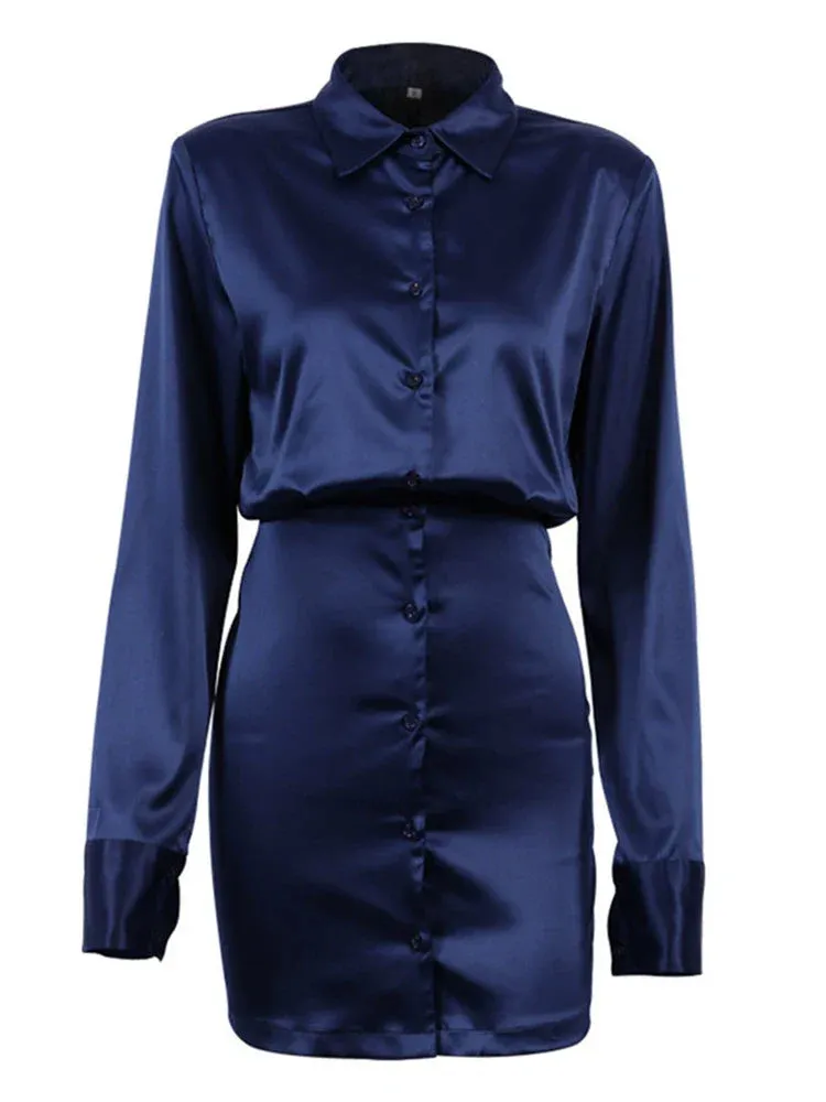 Bonnyshow Nether Long Sleeve Shirt Dress